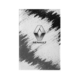 Обложка для паспорта матовая кожа с принтом Renault в Тюмени, натуральная матовая кожа | размер 19,3 х 13,7 см; прозрачные пластиковые крепления | auto | car | race | renault | авто | гонки | краска | краски | марка | машина | рено