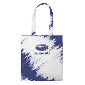 Сумка 3D повседневная с принтом Subaru в Тюмени, 100% полиэстер | Плотность: 200 г/м2; Размер: 34×35 см; Высота лямок: 30 см | auto | car | race | subaru | авто | гонки | краска | краски | марка | машина | субару