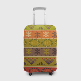 Чехол для чемодана 3D с принтом Мексиканский стиль в Тюмени, 86% полиэфир, 14% спандекс | двустороннее нанесение принта, прорези для ручек и колес | geometry | mexico | pattern | symbol | world | геометрия | мексика | народный | орнамент | символы | узор | этника | этнический