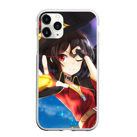 Чехол для iPhone 11 Pro матовый с принтом Megumin в Тюмени, Силикон |  | aqua | darkness | kono subarashii | konosuba | megumin | этот замечательный мир