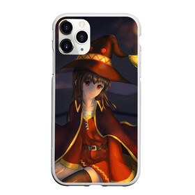 Чехол для iPhone 11 Pro матовый с принтом Megumin в Тюмени, Силикон |  | aqua | darkness | kono subarashii | konosuba | megumin | этот замечательный мир