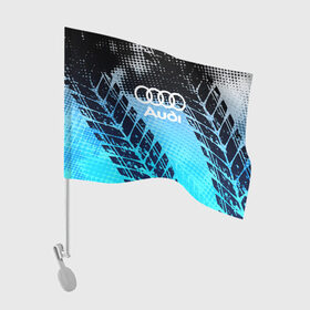 Флаг для автомобиля с принтом Audi sport auto motors в Тюмени, 100% полиэстер | Размер: 30*21 см | audi | auto | automobile | car | carbon | machine | motor | motor car | sport car | автомашина | ауди | бренд | легковой автомобиль | марка | спортивный автомобиль | тачка