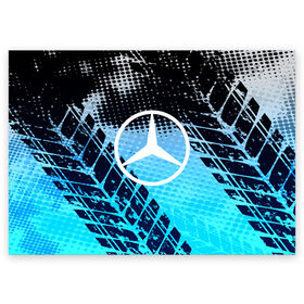 Поздравительная открытка с принтом Mercedes sport auto motors в Тюмени, 100% бумага | плотность бумаги 280 г/м2, матовая, на обратной стороне линовка и место для марки
 | auto | automobile | car | carbon | machine | mercedes | motor | motor car | sport car | автомашина | бренд | легковой автомобиль | марка | спортивный автомобиль | тачка