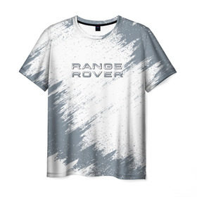 Мужская футболка 3D с принтом RANGE ROVER в Тюмени, 100% полиэфир | прямой крой, круглый вырез горловины, длина до линии бедер | auto | car | race | range | rover | авто | гонки | краска | краски | марка | машина | рендж | ровер