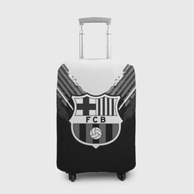 Чехол для чемодана 3D с принтом Barcelona abstract original в Тюмени, 86% полиэфир, 14% спандекс | двустороннее нанесение принта, прорези для ручек и колес | football | soccer | барселона