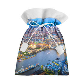 Подарочный 3D мешок с принтом Лондон в Тюмени, 100% полиэстер | Размер: 29*39 см | Тематика изображения на принте: england | london | англия | великобритания | город | европа | королевство | лондон | мегаполис | путешествие | столица | туризм