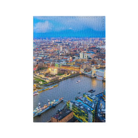 Обложка для паспорта матовая кожа с принтом Лондон в Тюмени, натуральная матовая кожа | размер 19,3 х 13,7 см; прозрачные пластиковые крепления | Тематика изображения на принте: england | london | англия | великобритания | город | европа | королевство | лондон | мегаполис | путешествие | столица | туризм
