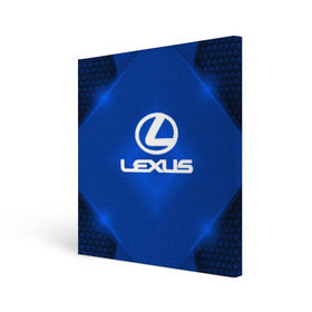 Холст квадратный с принтом Lexus SPORT в Тюмени, 100% ПВХ |  | Тематика изображения на принте: 