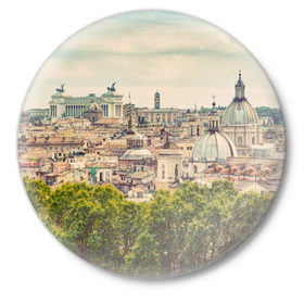 Значок с принтом Рим в Тюмени,  металл | круглая форма, металлическая застежка в виде булавки | italy | rome | архитектура | европа | история | италия | отдых | отпуск | приключение | путешествие | рим | экскурсия