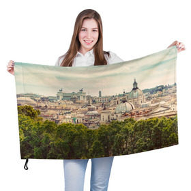 Флаг 3D с принтом Рим в Тюмени, 100% полиэстер | плотность ткани — 95 г/м2, размер — 67 х 109 см. Принт наносится с одной стороны | italy | rome | архитектура | европа | история | италия | отдых | отпуск | приключение | путешествие | рим | экскурсия