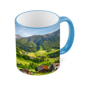 Кружка 3D с принтом Альпы в Тюмени, керамика | ёмкость 330 мл | австрия | альпы | германия | горный хребет | горы | италия | красота | лес | лихтенштейн | луг | пейзаж | природа | простор | раздолье | словения | франция | швейцария
