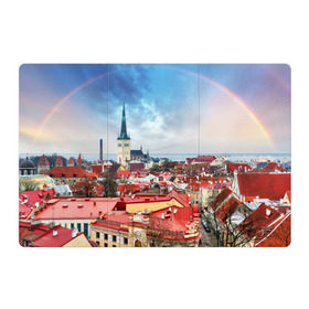 Магнитный плакат 3Х2 с принтом Таллин (Эстония) в Тюмени, Полимерный материал с магнитным слоем | 6 деталей размером 9*9 см | Тематика изображения на принте: estonia | tallin | город | европа | путешествие | таллин | туризм | эстония