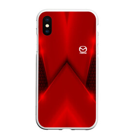 Чехол для iPhone XS Max матовый с принтом Mazda car sport RED в Тюмени, Силикон | Область печати: задняя сторона чехла, без боковых панелей | Тематика изображения на принте: auto | automobile | car | carbon | machine | mazda | motor | motor car | sport car | автомашина | бренд | легковой автомобиль | мазда | марка | спортивный автомобиль | тачка