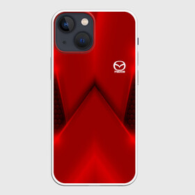 Чехол для iPhone 13 mini с принтом Mazda  car sport RED в Тюмени,  |  | auto | automobile | car | carbon | machine | mazda | motor | motor car | sport car | автомашина | бренд | легковой автомобиль | мазда | марка | спортивный автомобиль | тачка