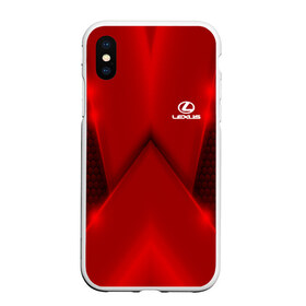 Чехол для iPhone XS Max матовый с принтом Lexus car sport RED в Тюмени, Силикон | Область печати: задняя сторона чехла, без боковых панелей | Тематика изображения на принте: auto | automobile | car | carbon | lexus | machine | motor | motor car | sport car | автомашина | бренд | легковой автомобиль | лексус | марка | спортивный автомобиль | тачка