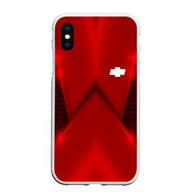 Чехол для iPhone XS Max матовый с принтом Chevrolet car sport RED в Тюмени, Силикон | Область печати: задняя сторона чехла, без боковых панелей | Тематика изображения на принте: auto | automobile | car | carbon | chevrolet | machine | motor | motor car | sport car | автомашина | бренд | легковой автомобиль | марка | спортивный автомобиль | тачка