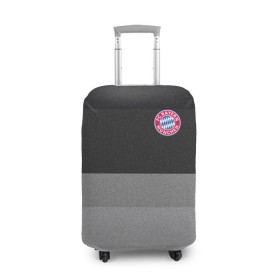 Чехол для чемодана 3D с принтом Бавария в Тюмени, 86% полиэфир, 14% спандекс | двустороннее нанесение принта, прорези для ручек и колес | Тематика изображения на принте: bayern | club | football | munchen | бавария | баер | баерн | байер | байерн | мюллер | мюнхен