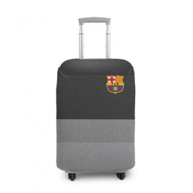 Чехол для чемодана 3D с принтом Барселона в Тюмени, 86% полиэфир, 14% спандекс | двустороннее нанесение принта, прорези для ручек и колес | Тематика изображения на принте: barca | barcelona | barsa | barselona | espaniol | fcb | forca | ispania | la liga | барса | полосатая | форза | форма