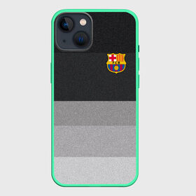 Чехол для iPhone 13 с принтом Барселона в Тюмени,  |  | barca | barcelona | barsa | barselona | espaniol | fcb | forca | ispania | la liga | барса | полосатая | форза | форма