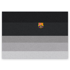 Поздравительная открытка с принтом Барселона в Тюмени, 100% бумага | плотность бумаги 280 г/м2, матовая, на обратной стороне линовка и место для марки
 | Тематика изображения на принте: barca | barcelona | barsa | barselona | espaniol | fcb | forca | ispania | la liga | барса | полосатая | форза | форма