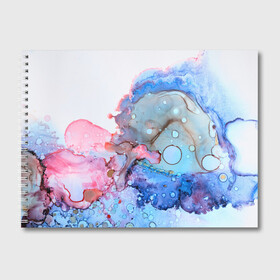 Альбом для рисования с принтом Акварельные разводы в Тюмени, 100% бумага
 | матовая бумага, плотность 200 мг. | Тематика изображения на принте: abstraction | color | spray | tie dye | абстракция | акварель | брызги красок | живопись | искусство | капли капли | краски | текстуры | цветные краски | яркие цвета