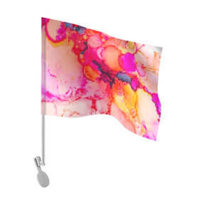 Флаг для автомобиля с принтом Весенние краски в Тюмени, 100% полиэстер | Размер: 30*21 см | abstraction | color | spray | tie dye | абстракция | акварель | брызги красок | живопись | искусство | капли капли | краски | текстуры | цветные краски | яркие цвета