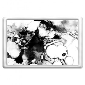 Магнит 45*70 с принтом Gray&Black abstract в Тюмени, Пластик | Размер: 78*52 мм; Размер печати: 70*45 | 