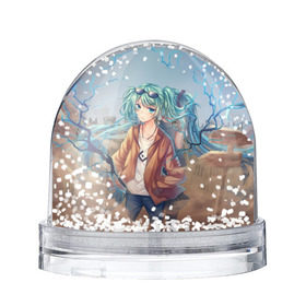 Снежный шар с принтом Suna Miku в Тюмени, Пластик | Изображение внутри шара печатается на глянцевой фотобумаге с двух сторон | anime | hatsune | miku | vocaloid | аниме | вокалоид | мику
