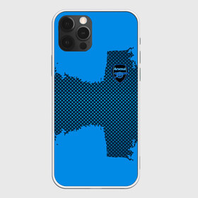 Чехол для iPhone 12 Pro Max с принтом ARSENAL SPORT BLUE в Тюмени, Силикон |  | Тематика изображения на принте: football | soccer | арсенал