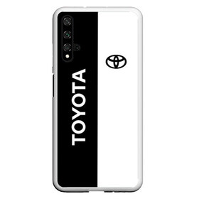 Чехол для Honor 20 с принтом Toyota в Тюмени, Силикон | Область печати: задняя сторона чехла, без боковых панелей | corolla | corporation | crossover | mark | motor | sport | toyota | verso | vitz | yaris | авто | автомобиль | знак | лого | машина | седан | символ | спорт | тачка | тоёта | тойота | хэтчбек | эмблема