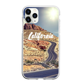 Чехол для iPhone 11 Pro матовый с принтом California в Тюмени, Силикон |  | california | usa | америка | города | дороги | калифорния | природа | страны | сша