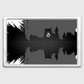 Магнит 45*70 с принтом REAL MADRID SPORT GRAY в Тюмени, Пластик | Размер: 78*52 мм; Размер печати: 70*45 | Тематика изображения на принте: football | soccer | реал мадрид