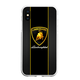 Чехол для iPhone XS Max матовый с принтом Lamborghini в Тюмени, Силикон | Область печати: задняя сторона чехла, без боковых панелей | automobili | gallardo | lamborghini | murcielago | reventon | roadster | s.p.a. | авто | автомобиль | знак | ламборгини | ламборджини | ламборжини | лого | машина | символ | спорт | тачка | эмблема