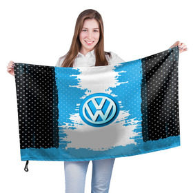 Флаг 3D с принтом Volkswagen в Тюмени, 100% полиэстер | плотность ткани — 95 г/м2, размер — 67 х 109 см. Принт наносится с одной стороны | auto | automobile | car | carbon | machine | motor | motor car | sport car | volkswagen | автомашина | бренд | легковой автомобиль | марка | спортивный автомобиль | тачка