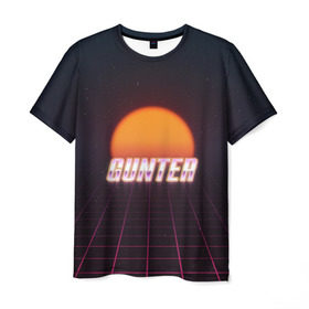 Мужская футболка 3D с принтом Gunter (Пассхантер) в Тюмени, 100% полиэфир | прямой крой, круглый вырез горловины, длина до линии бедер | 80 | ready player one | spilberg | восьмидесятые | первому игроку приготовиться | ретро | спилберг