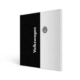Холст квадратный с принтом Volkswagen в Тюмени, 100% ПВХ |  | volkswagen | авто | автомобиль | вольксваген | лого | машина | фолькс ваген | фольксваген | эмблема