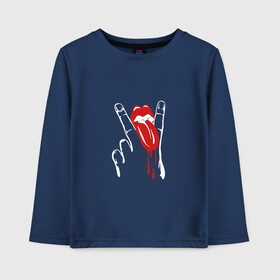 Детский лонгслив хлопок с принтом The Rolling Stones в Тюмени, 100% хлопок | круглый вырез горловины, полуприлегающий силуэт, длина до линии бедер | the rolling stones | бродяги | вольные странники | группа | катящиеся камни | кит ричардс | мик джаггер | рок | рок н ролл | ролинг | роллинг | рон вуд | стоун | стоунз | стоунс | чарли уоттс