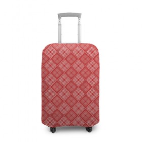 Чехол для чемодана 3D с принтом Geometric AbsTex в Тюмени, 86% полиэфир, 14% спандекс | двустороннее нанесение принта, прорези для ручек и колес | 
