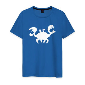Мужская футболка хлопок с принтом Crab Fortnite в Тюмени, 100% хлопок | прямой крой, круглый вырез горловины, длина до линии бедер, слегка спущенное плечо. | 