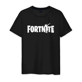 Мужская футболка хлопок с принтом Dab Fortnite в Тюмени, 100% хлопок | прямой крой, круглый вырез горловины, длина до линии бедер, слегка спущенное плечо. | Тематика изображения на принте: fortnite | фортнайт