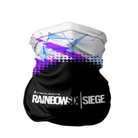 Бандана-труба 3D с принтом Rainbow Six Siege в Тюмени, 100% полиэстер, ткань с особыми свойствами — Activecool | плотность 150‒180 г/м2; хорошо тянется, но сохраняет форму | action | game | rainbow six siege | tom clancys | игры | радуга | том кленси | шутер