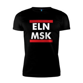 Мужская футболка премиум с принтом Elon Musk в Тюмени, 92% хлопок, 8% лайкра | приталенный силуэт, круглый вырез ворота, длина до линии бедра, короткий рукав | Тематика изображения на принте: elon musk | spacex | илон маск | космос | марс | спейс икс