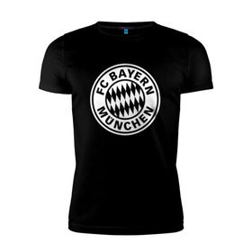 Мужская футболка премиум с принтом FC Bayern Munchen #2 в Тюмени, 92% хлопок, 8% лайкра | приталенный силуэт, круглый вырез ворота, длина до линии бедра, короткий рукав | bayern | football | munchen | бавария | байерн | мюнхен | мюнхенская