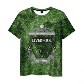 Мужская футболка 3D с принтом Championship Liverpool в Тюмени, 100% полиэфир | прямой крой, круглый вырез горловины, длина до линии бедер | football | soccer | ливерпуль