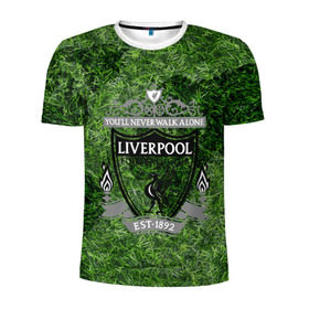 Мужская футболка 3D спортивная с принтом Championship Liverpool в Тюмени, 100% полиэстер с улучшенными характеристиками | приталенный силуэт, круглая горловина, широкие плечи, сужается к линии бедра | football | soccer | ливерпуль