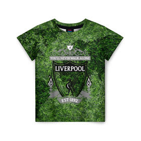 Детская футболка 3D с принтом Championship Liverpool в Тюмени, 100% гипоаллергенный полиэфир | прямой крой, круглый вырез горловины, длина до линии бедер, чуть спущенное плечо, ткань немного тянется | football | soccer | ливерпуль