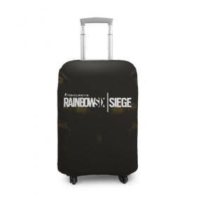 Чехол для чемодана 3D с принтом Rainbow Six Siege в Тюмени, 86% полиэфир, 14% спандекс | двустороннее нанесение принта, прорези для ручек и колес | action | game | rainbow six siege | tom clancys | игры | осада | радуга | радуга 6 | том кленси | шутер