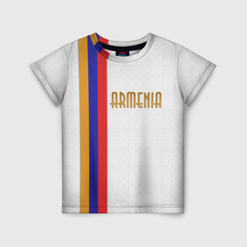 Детская футболка 3D с принтом Armenia 2 в Тюмени, 100% гипоаллергенный полиэфир | прямой крой, круглый вырез горловины, длина до линии бедер, чуть спущенное плечо, ткань немного тянется | armenia | армения