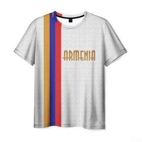 Мужская футболка 3D с принтом Armenia 2 в Тюмени, 100% полиэфир | прямой крой, круглый вырез горловины, длина до линии бедер | armenia | армения