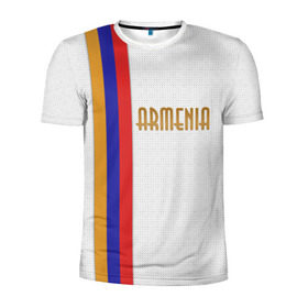 Мужская футболка 3D спортивная с принтом Armenia 2 в Тюмени, 100% полиэстер с улучшенными характеристиками | приталенный силуэт, круглая горловина, широкие плечи, сужается к линии бедра | armenia | армения